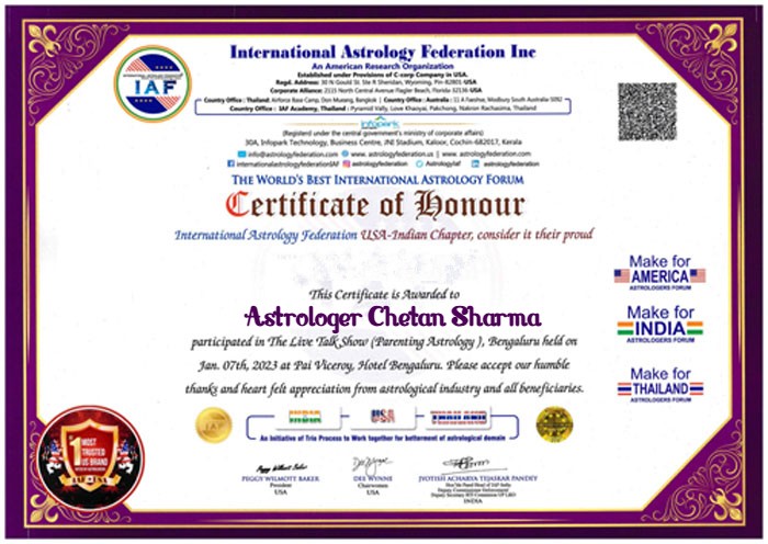 Astrologer Chetan Sharma
