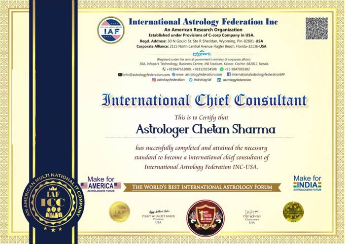 Astrologer Chetan Sharma
